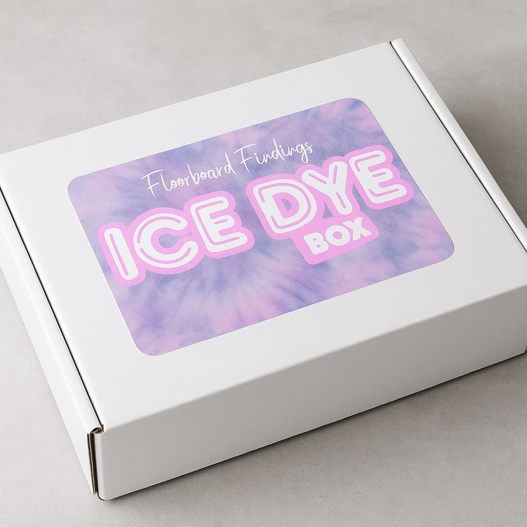 DIY Ice Dye Boxes & Blanks