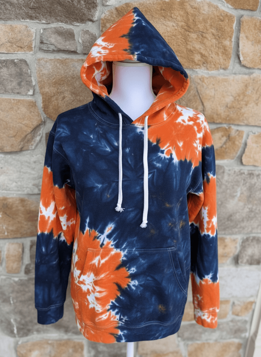 Chicago Bears ice dye hoodie