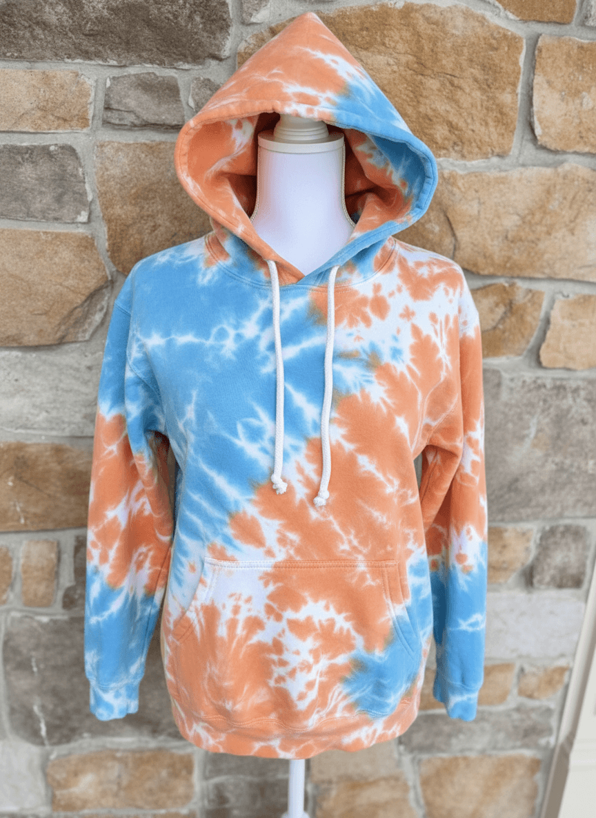 Hershey Trojans ice dye hoodie