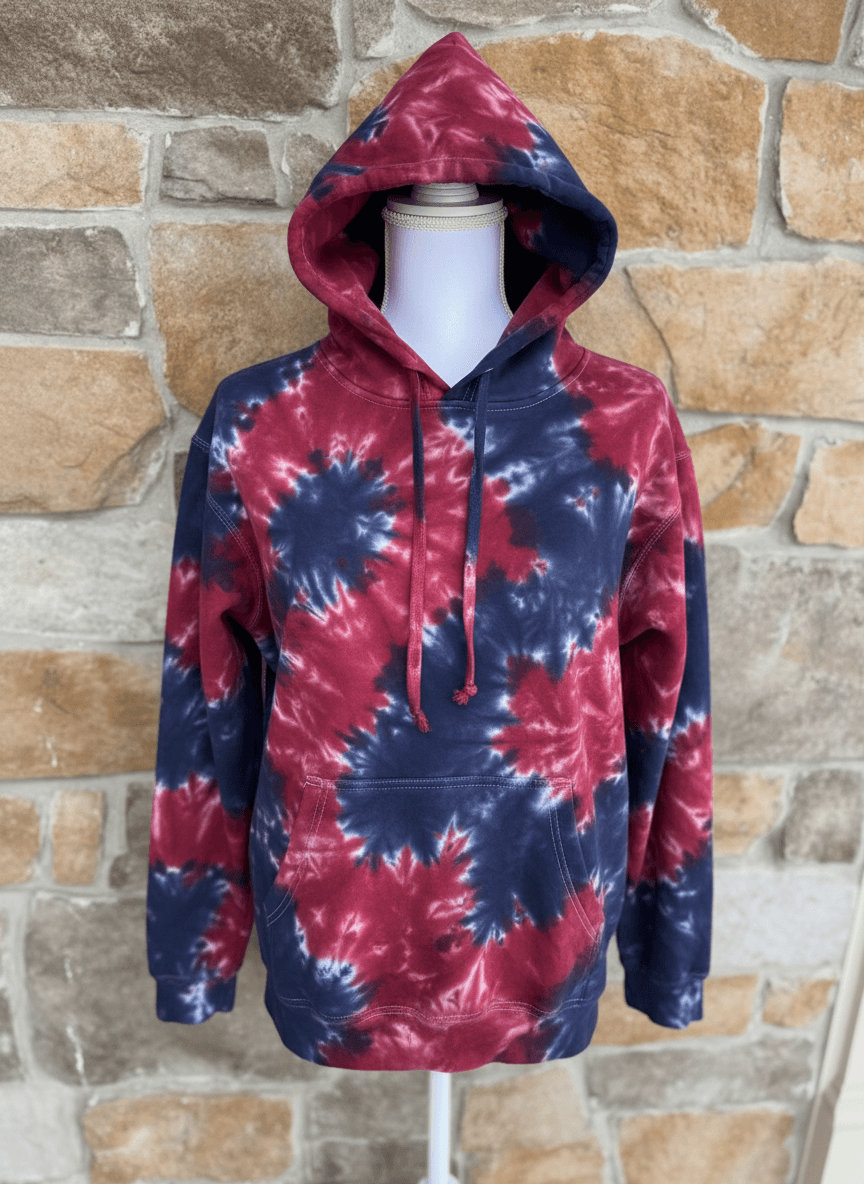 Houston Texans ice dye hoodie