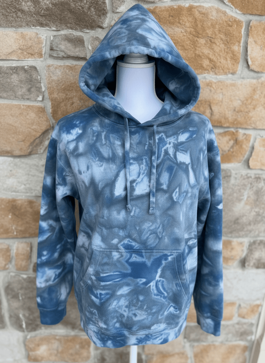 Indianapolis Colts ice dye hoodie
