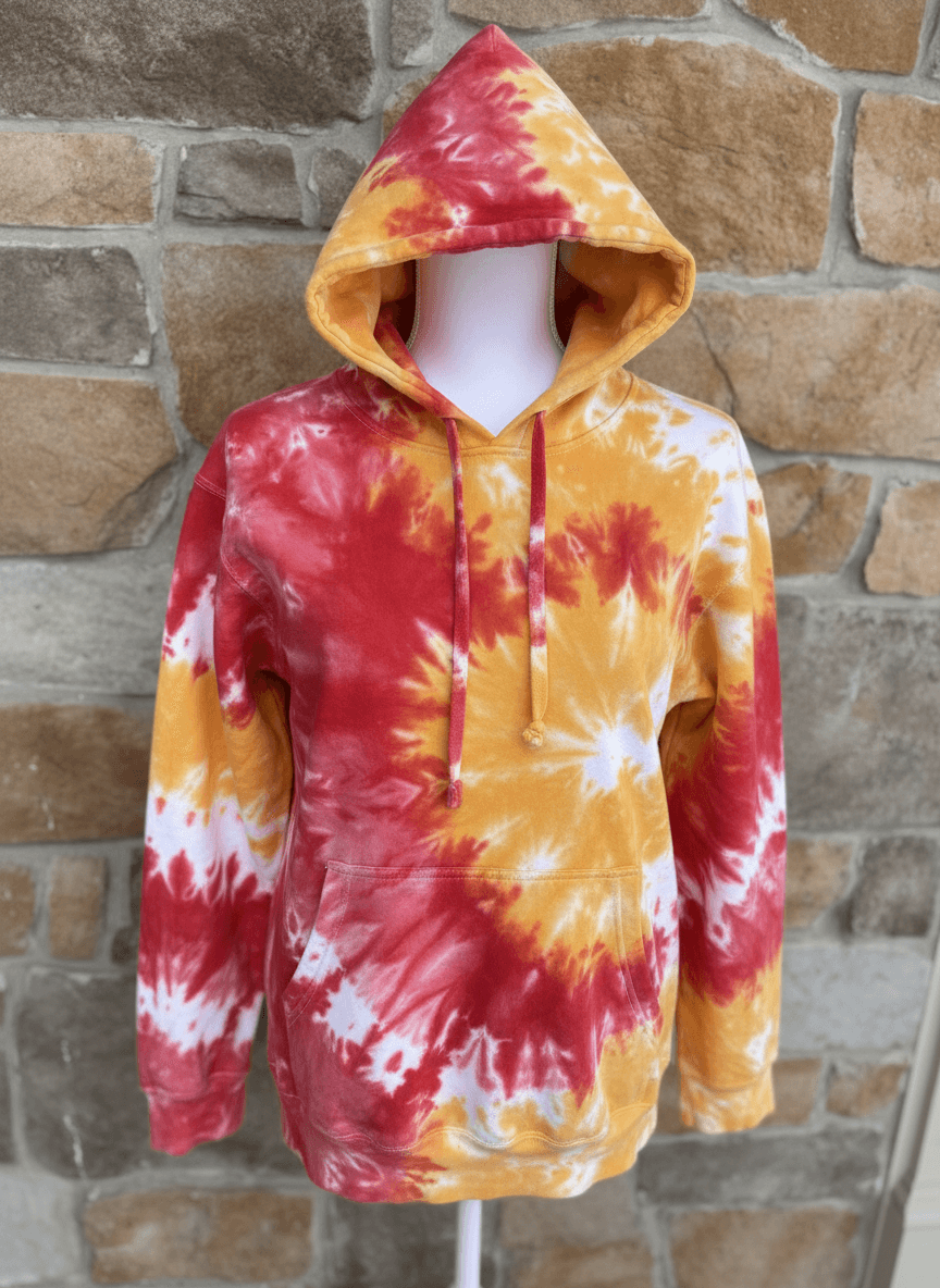 Kansas City Chiefs ice dye hoodie