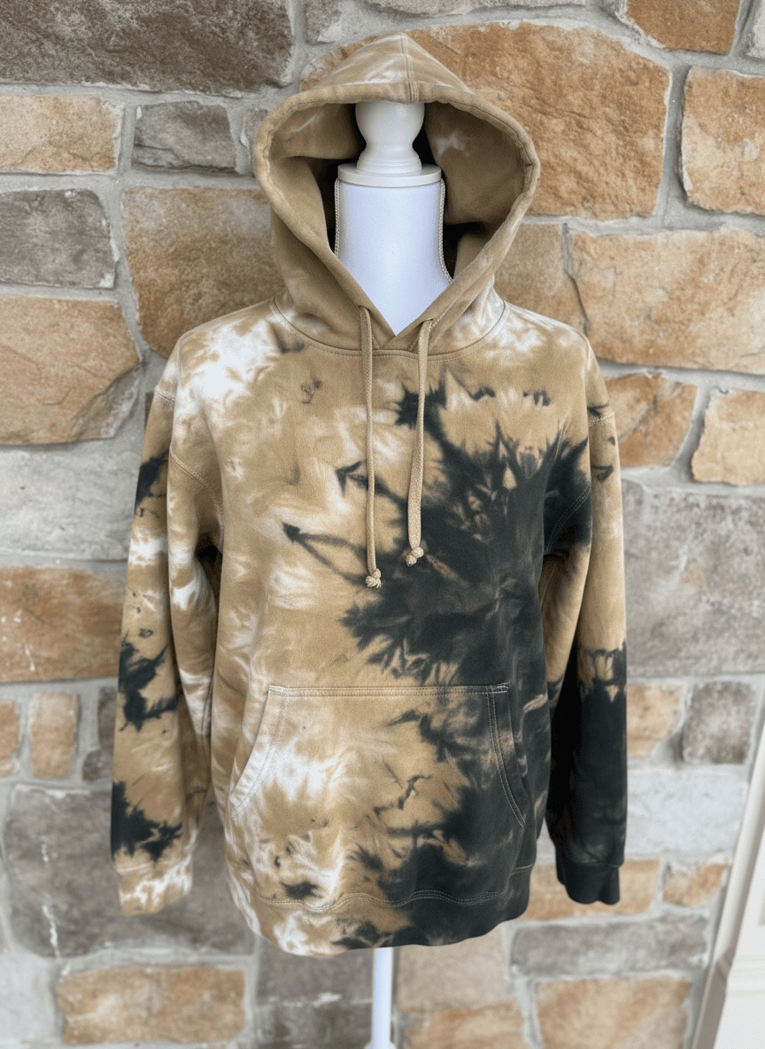 New Orleans Saints ice dye hoodie