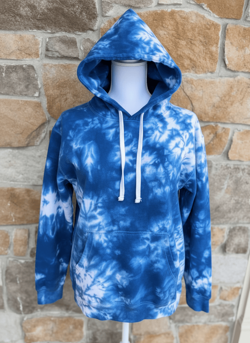 Spring Grove Rockets ice dye hoodie