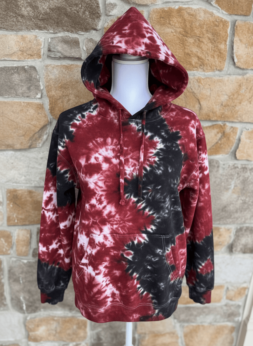 Texas Tech Red Raiders ice dye hoodie